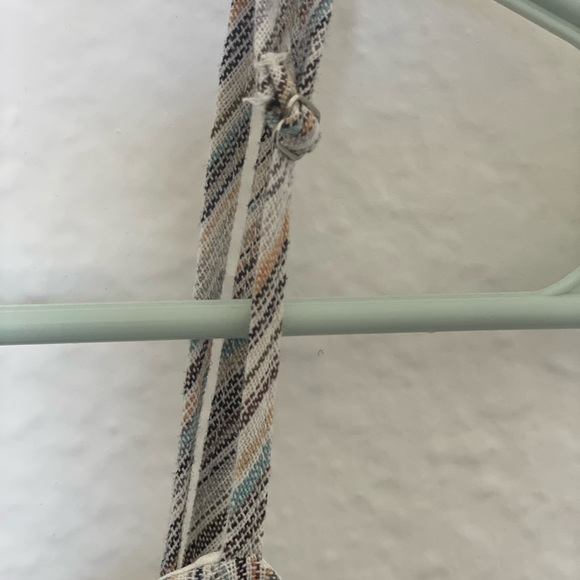 Lulus Essential Essence Blue Multi Striped Tie-Back Romper - XS - Picture 9 of 15